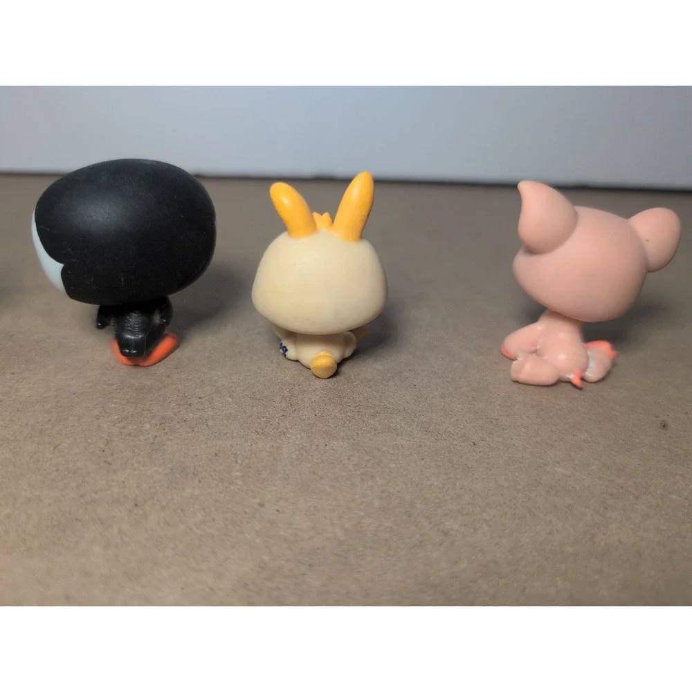 Littlest Pet Shop A Lot Of 5 Five Persian Cat, Short Haired Cat Puffin Dwarf...